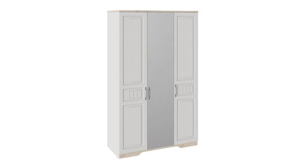Шкаф с 2-мя глухими и 1 зеркальной дверями ТД-353.43.002 Тоскана (ТриЯ)